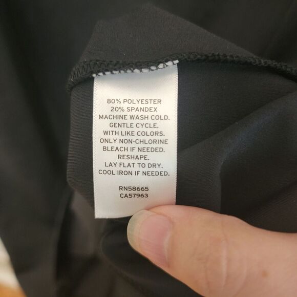 Open Edit Black Off the Shoulder Bodycon Mini Dress Small Stretch LBD Cocktail - Picture 6 of 10